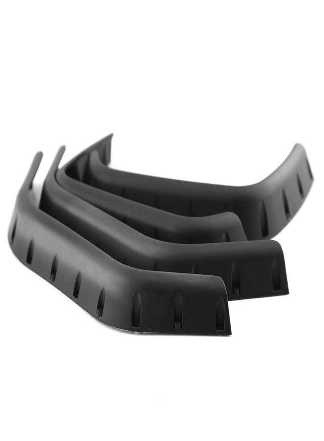 UURCSKY Plastic Body Shell Wheel Eyebrow Fender Flares Side Guard 8017 for TRX4 Defender 1/10 RC Crawler Car Upgrades Parts (Black) - Image 4